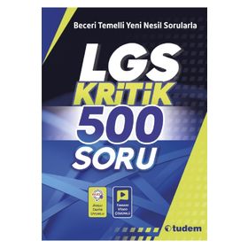 Lgs Kritik 500 Soru Tudem Eğitim