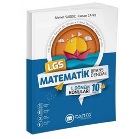 LGS Matematik 1.Dönem 10 Deneme Sınavı - Çanta Yayınları