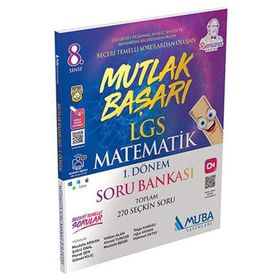 LGS Matematik 1. Dönem Soru Bankası Zor-Muba Yayınları