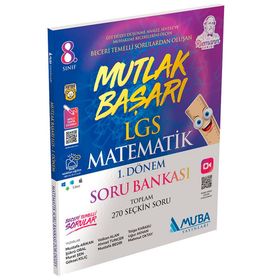 LGS Matematik 1. Dönem Soru Bankası Zor-Muba Yayınları