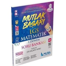 LGS Matematik 1. Dönem Soru Bankası Zor-Muba Yayınları