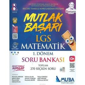 LGS Matematik 1. Dönem Soru Bankası Zor-Muba Yayınları
