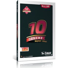 LGS Matematik 25 Deneme 5 Sarmal + 10 Karma Çözümlü Deneme Sınavı Kollektif Editör Yayınları