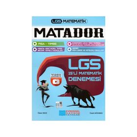 LGS Matematik Video Çözümlü Deneme Sınavı 15 Adet Ümit Sönmez Evrensel İletişim Yayınları