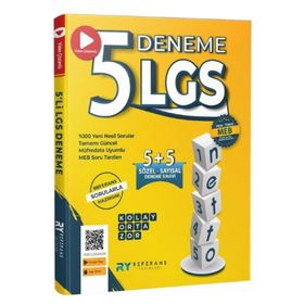 LGS Netto Tamamı Video Çözümlü 5 Fasikül Genel Deneme Seti Kolay-Orta-Zor - Referans Yayınları