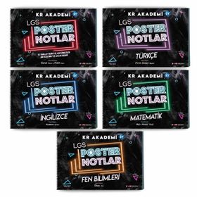 LGS Poster 5'li Notlar Seti-KR Akademi Yayınları