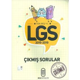 LGS Son 5 Yıl Çözümlü Çıkmış Sorular Meg Yayınları