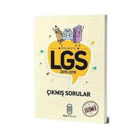 LGS Son 5 Yıl Çözümlü Çıkmış Sorular Meg Yayınları