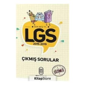 LGS Son 5 Yıl Çözümlü Çıkmış Sorular Meg Yayınları