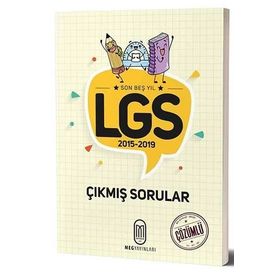 LGS Son 5 Yıl Çözümlü Çıkmış Sorular Meg Yayınları