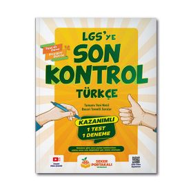 LGS Son Kontrol Türkçe - Şeker Portakalı Yayıncılık