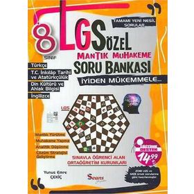LGS Sözel Mantık Muhakeme Soru Bankası Yunus Emre Çekiç Seans Yayınları