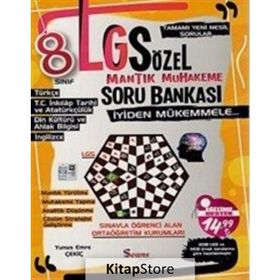 LGS Sözel Mantık Muhakeme Soru Bankası Yunus Emre Çekiç Seans Yayınları