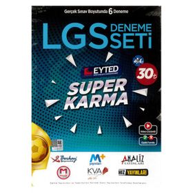 LGS Süper Karma Deneme Seti - Eyted Yayınları