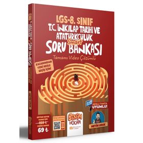 LGS T.C. İnkılap Tarihi ve Atatürkçülük Tamamı Çözümlü Soru Bankası