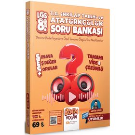 LGS T.C. İnkılap Tarihi ve Atatürkçülük Tamamı Çözümlü Soru Bankası