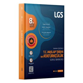 LGS T.C. İnkılap Tarihi ve Atatürkçülük Tamamı Çözümlü Soru Bankası