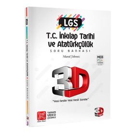 LGS TC.inkılap Tarihi Ve Atatürkçülük Soru Bankası Tamamı Video Çözümlü Maral Yılmaz-3D Yayınları