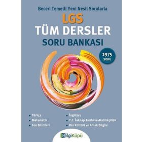 LGS Tüm Dersler Soru Bankası - Bilgi Küpü Yayınları