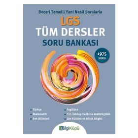 LGS Tüm Dersler Soru Bankası - Bilgi Küpü Yayınları