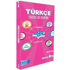LGS Türkçe 15x20 Branş Denemesi-Deniz Yıldızı Yayınları