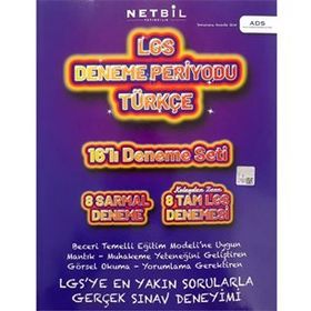 LGS Türkçe Deneme Periyodu 16'lı Set-Netbil Yayıncılık