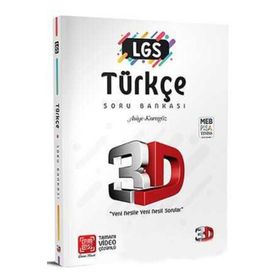 LGS Türkçe Soru Bankası Tamamı Video Çözümlü-3D Yayınları