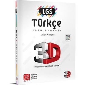 LGS Türkçe Soru Bankası Tamamı Video Çözümlü-3D Yayınları