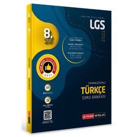 LGS Türkçe Tamamı Çözümlü Soru Bankası - Pegem Akademi Yayıncılık