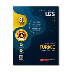 LGS Türkçe Tamamı Çözümlü Soru Bankası - Pegem Akademi Yayıncılık