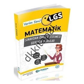 LGS Yerim Seni Matematik Sınavdan Önce Çözülmesi Gereken Sorular Gezegen Yayınları