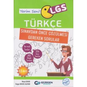 LGS Yerim Seni Türkçe Sınavdan Önce Çözülmesi Gereken Sorular Gezegen Yayınları