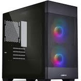 Lian Li Lancool 205M Mesh Black 2x140 mm ARGB Fan Temperli Cam USB 3.0 Mesh Siyah MATX Mid Tower Oyun Bilgisayar Kasası