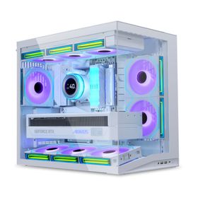 Lian Li O11 Dynamic Mini V2 G99.O11DMIV2W.00 Fansız Beyaz ATX Gaming Bilgisayar Kasası