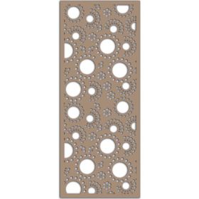 Liar KSP-50 10 mm 69x139 cm Gold Ahşap Seperatör Paravan