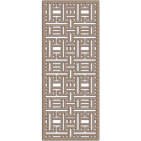 Liar KSP-59 10 mm 69x139 cm Ham Renksiz Ahşap Seperatör Paravan