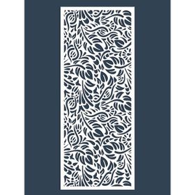Liar KSP-75 10 mm 69x139 cm Beyaz Ahşap Seperatör Paravan