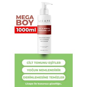 Licape 1000 ml İki Aşamalı Cilt ve Makyaj Temizleme Yağı