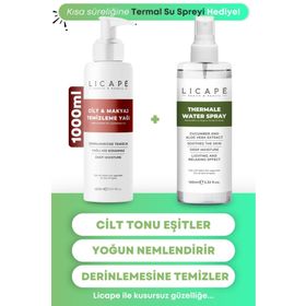 Licape 1000 ml İki Aşamalı Cilt ve Makyaj Temizleme Yağı