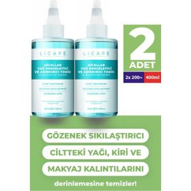 Licape 234561 Gözenek Sıkılaştırıcı 200 ml Arındırıcı ve Yağ Dengeleyici Tonik