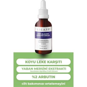 Licape 30 ml Leke Karşıtı Cilt Tonu Dengeleyici %2 Arbutin Serumu