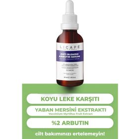 Licape 30 ml Leke Karşıtı Cilt Tonu Dengeleyici %2 Arbutin Serumu