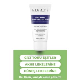 Licape 40 ml Ultra Nemlendirici Leke Kremi ve Cilt Beyazlatıcı Yüz Kremi-Vücut Kremi