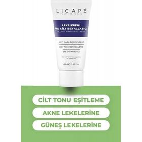 Licape 40 ml Ultra Nemlendirici Leke Kremi ve Cilt Beyazlatıcı Yüz Kremi-Vücut Kremi
