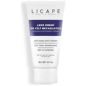 Licape 40 ml Ultra Nemlendirici Leke Kremi ve Cilt Beyazlatıcı Yüz Kremi-Vücut Kremi
