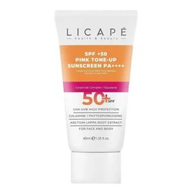 Licape 40 ml Yüksek Korumalı Renk Tonu Eşitleyici Pembe Güneş Kremi