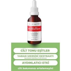 Licape Cilt Canlandırıcı %10 AHA + %2 BHA 30 ml Red Peeling Serum