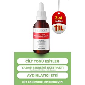 Licape Cilt Canlandırıcı %10 AHA + %2 BHA 30 ml Red Peeling Serum