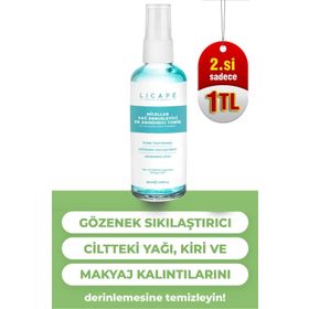 Licape Gözenek Sıkılaştırıcı Arındırıcı ve Yağ Dengeleyici 50 ml Tonik