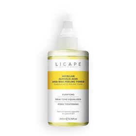 Licape Micellar Glikolik Asitli AHA BHA 200 ml Peeling Tonik